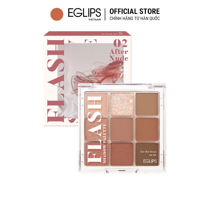 Bảng phấn mắt Eglips Flash Shadow Palette 8,1g – #02 After Nude