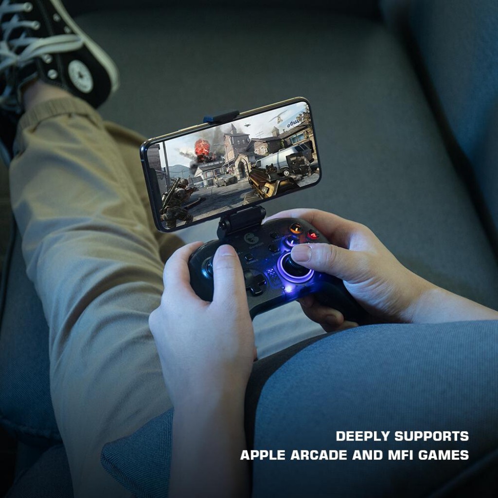 Gamesir T4 Pro | Tay cầm chơi game chuẩn MFI, 6 Axies Gyro hỗ trợ iOS, Android, PC, Switch - Hàng Nhập Khẩu