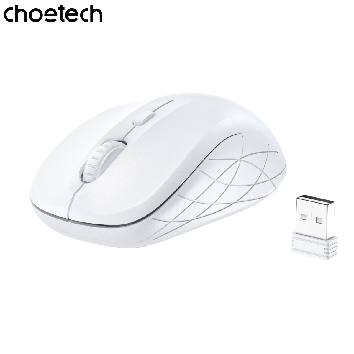 Chuột không dây 2.4G Choetech KB-002 độ nhạy chuột (DPI) 400 / 800 / 1200 - Hàng chính hãng