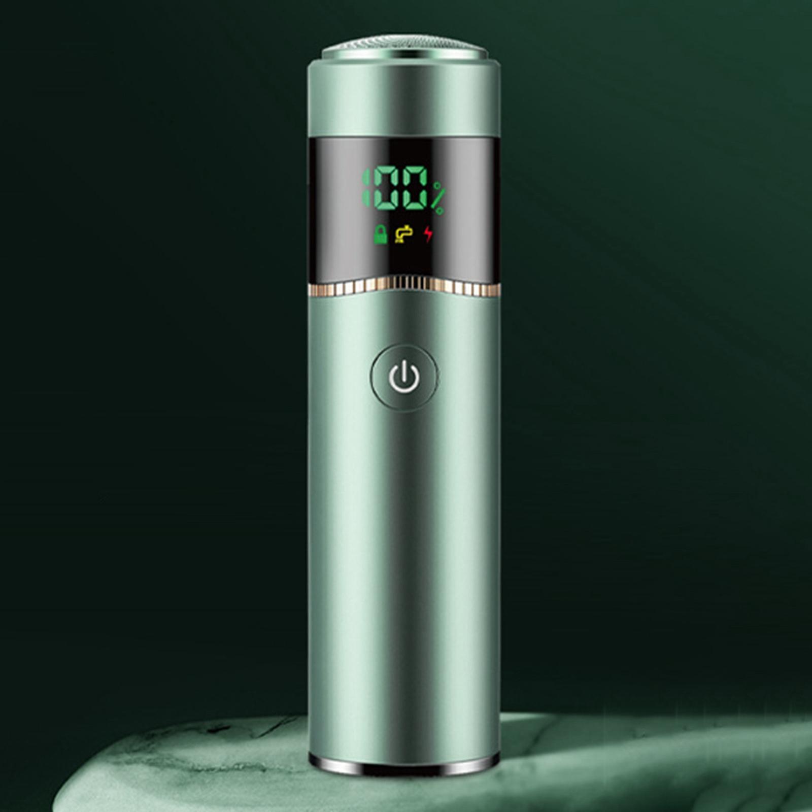 Mini Electric Shaver Waterproof for Men USB Charging LED Display