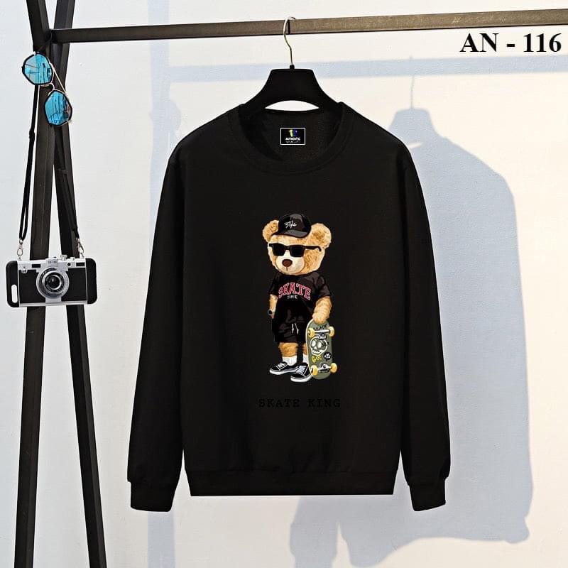 Áo ĐÔI nỉ SWEATER 2 Gẫu Cầm Ván Siêu Kute, Dễ Thương Áo nỉ dày dặn, áo nỉ nữ đẹp, áo hoodie [SIÊU RẺ]