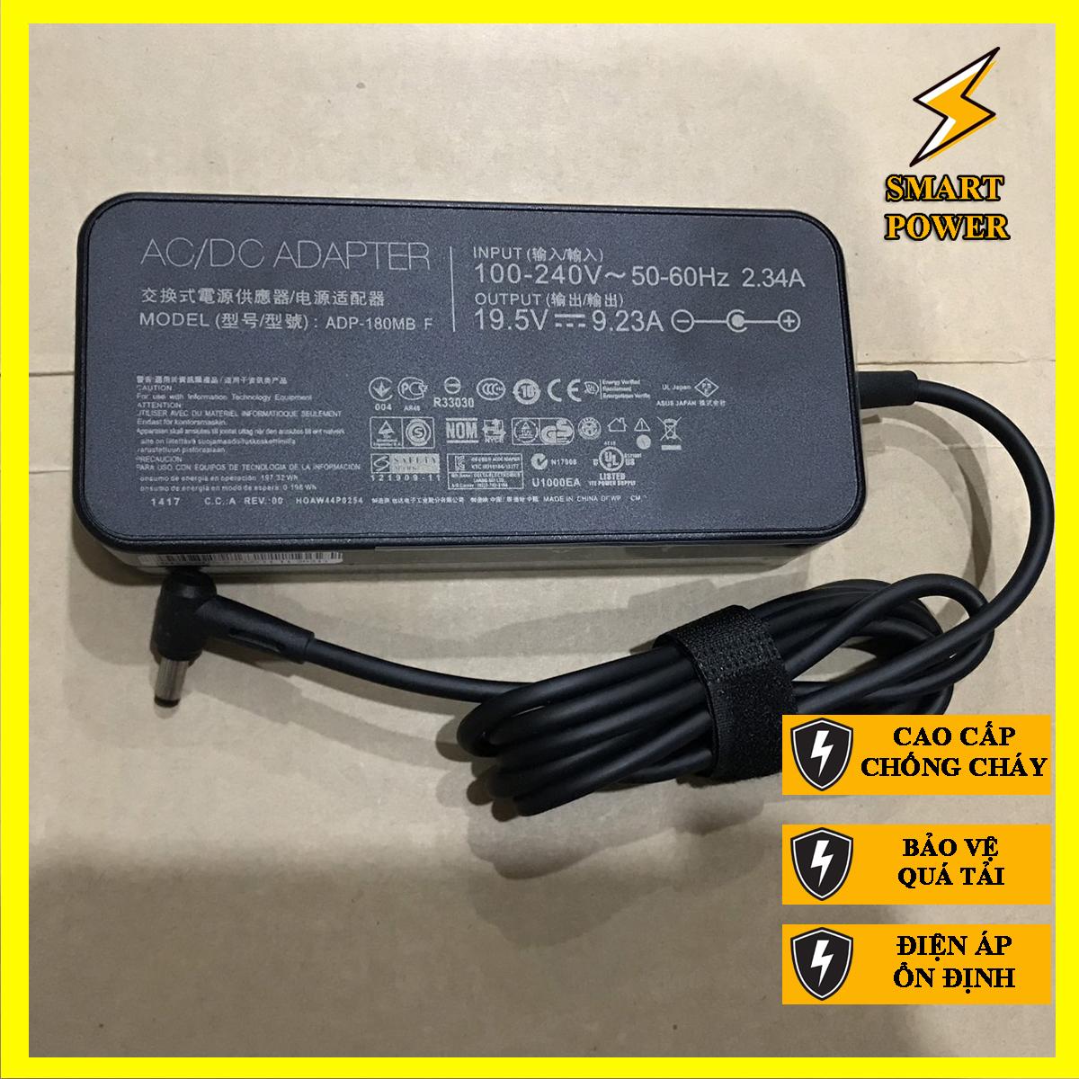 Sạc dành cho laptop Asus 19.5v - 9.23a - 180w  - Hàng Chính Hãng