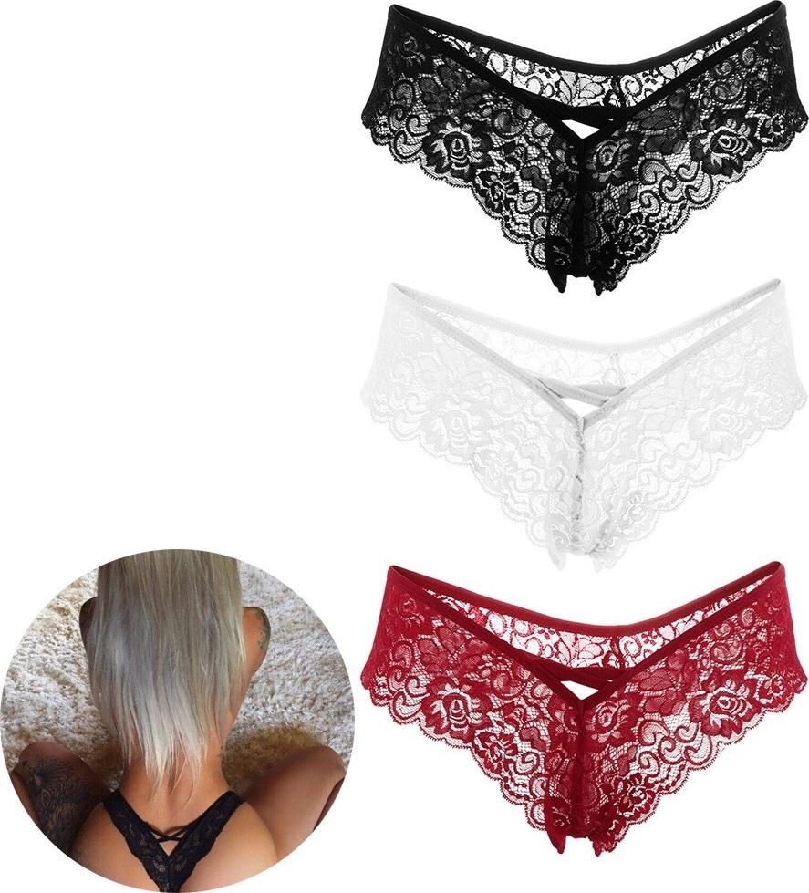 Combo 5 quần lót ren lọt khe sexy cao cấp- GAO 6202