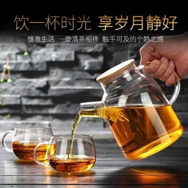 (HÀNG ĐẸP) Bình đựng trà 1600ml có lõi lọc lò xo