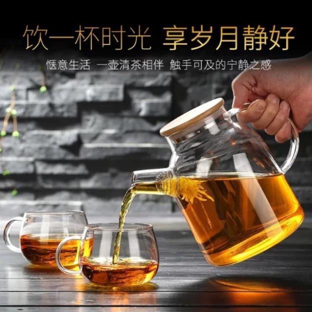 Bình đựng trà 1600ml có lõi lọc lò xo