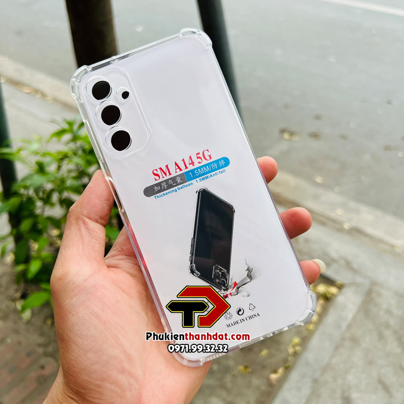 Ốp lưng cho SamSung Galaxy A14 5G trong suốt chống sốc bảo vệ camera sau