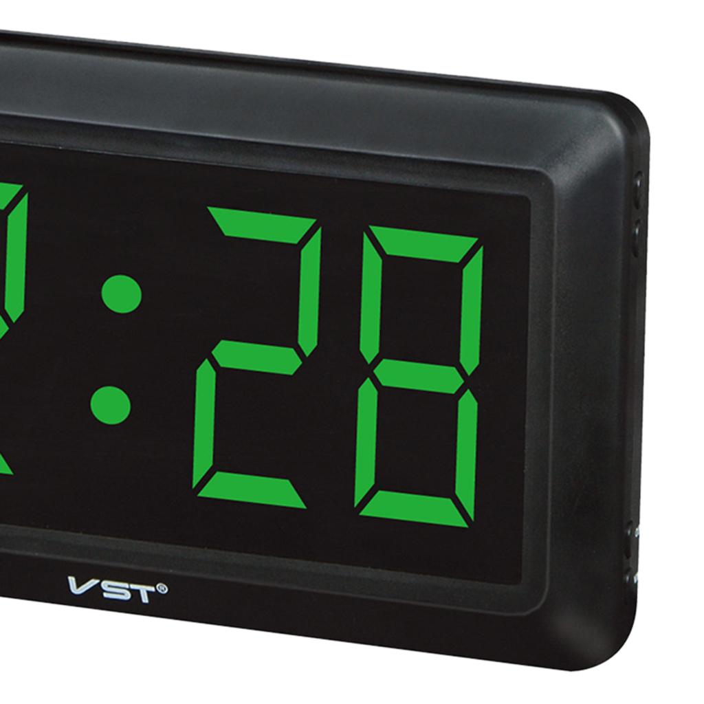 4'' Large LED Display Double Use Electronic Digital Time Desk Clock Wall Clocks 24 Hour Display