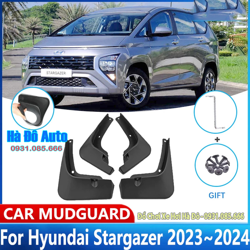Chắn Bùn Stargazer 2022 2023 2024 - Bộ 4 Chắn Bùn Bánh Hyundai Stargazer 2022/2024