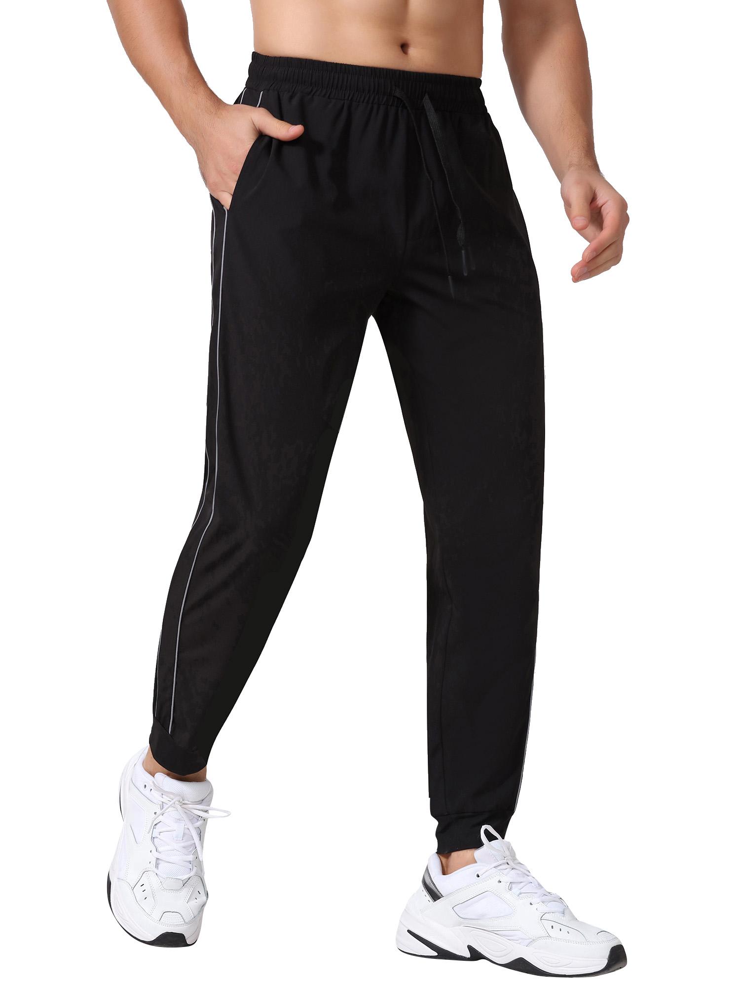 Quần Jogger Nam Quần thể thao có túi có dây phản quang Chạy bộ tập thể thao Người chạy bộ thể thao