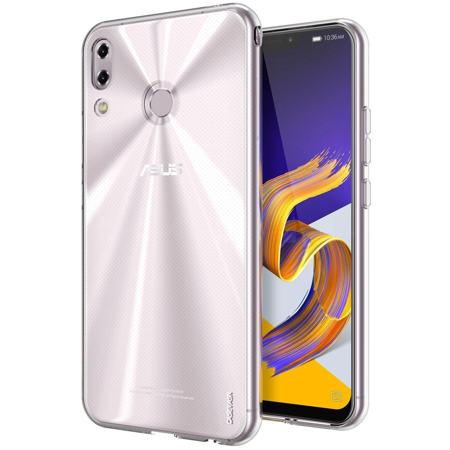Ốp lưng silicon dẻo trong suốt Loại A cao cấp cho ASUS Zenfone 5z 2018 ZS620KL