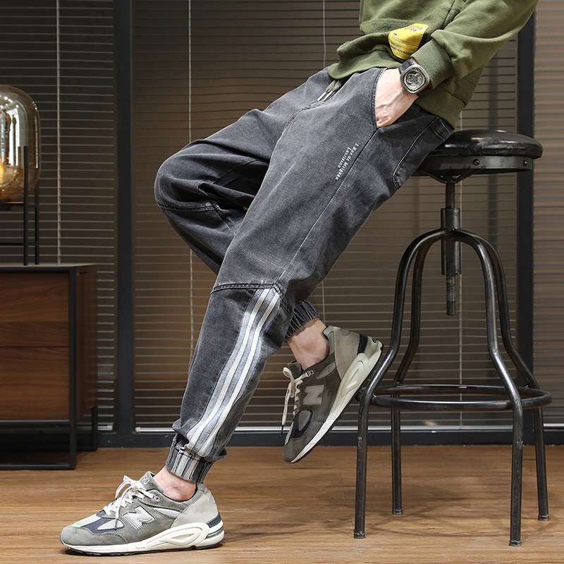 Quần jean jogger nam cao cấp Quảng châu, phong cách cá tính