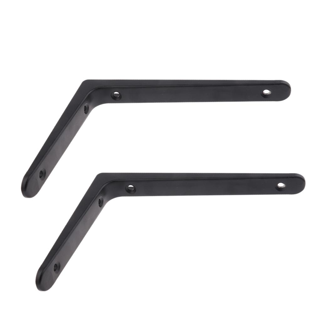 2X High-performance Shelf Bracket Wall Hanging L L-shaped Support 15x20cm