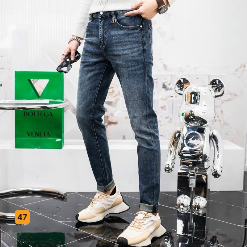 Quần Jean Nam - Quần Bò Nam Co Dãn Ôm Form Tôn Dáng Chuẩn, Quần Jean Thời Trang Cao Cấp Nam Muradfashion MS47