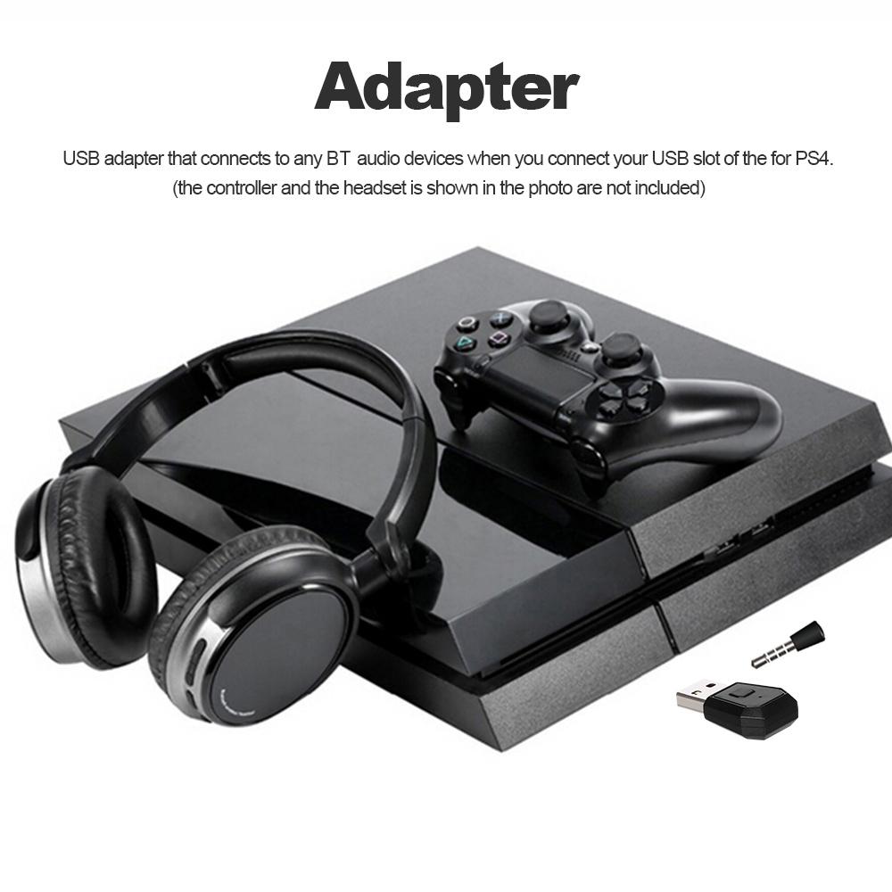 Bộ chuyển đổi tai nghe / micrô không dây BT Receiver với Mic BT 5.0 Dongle USB Bộ chuyển đổi USB Dongle Thay thế cho P4 - Đen - P4
