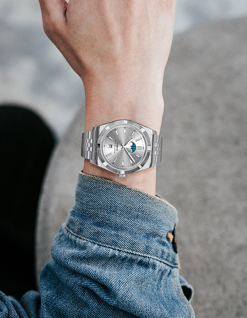 Đồng hồ nam chính hãng LOBINNI L19018-2,Kính Sapphire,chống xước,chống nước 50M,BH 24 tháng,máy cơ(Automatic)