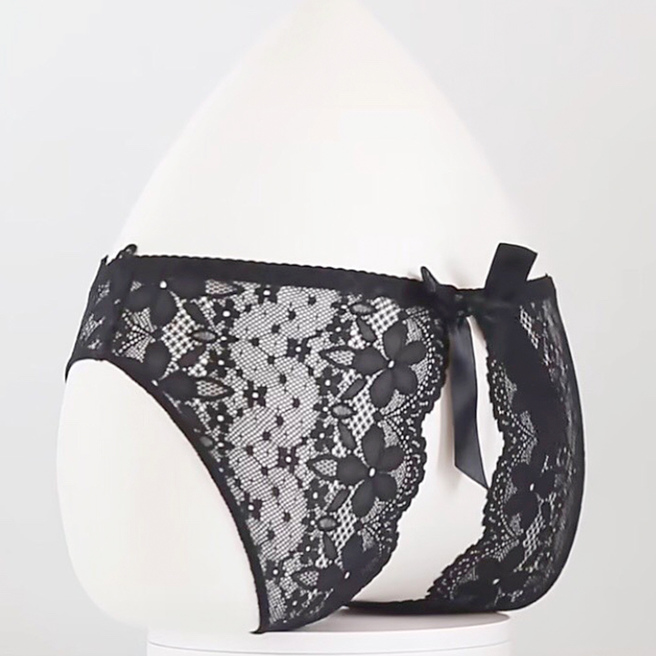 Quần lót nữ xẻ sau đính nơ sexy BT4226 - Quần lót lọt khe - Quần chip nữ