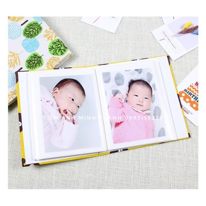 Album ảnh bìa vải đựng được 100 ảnh 10x15