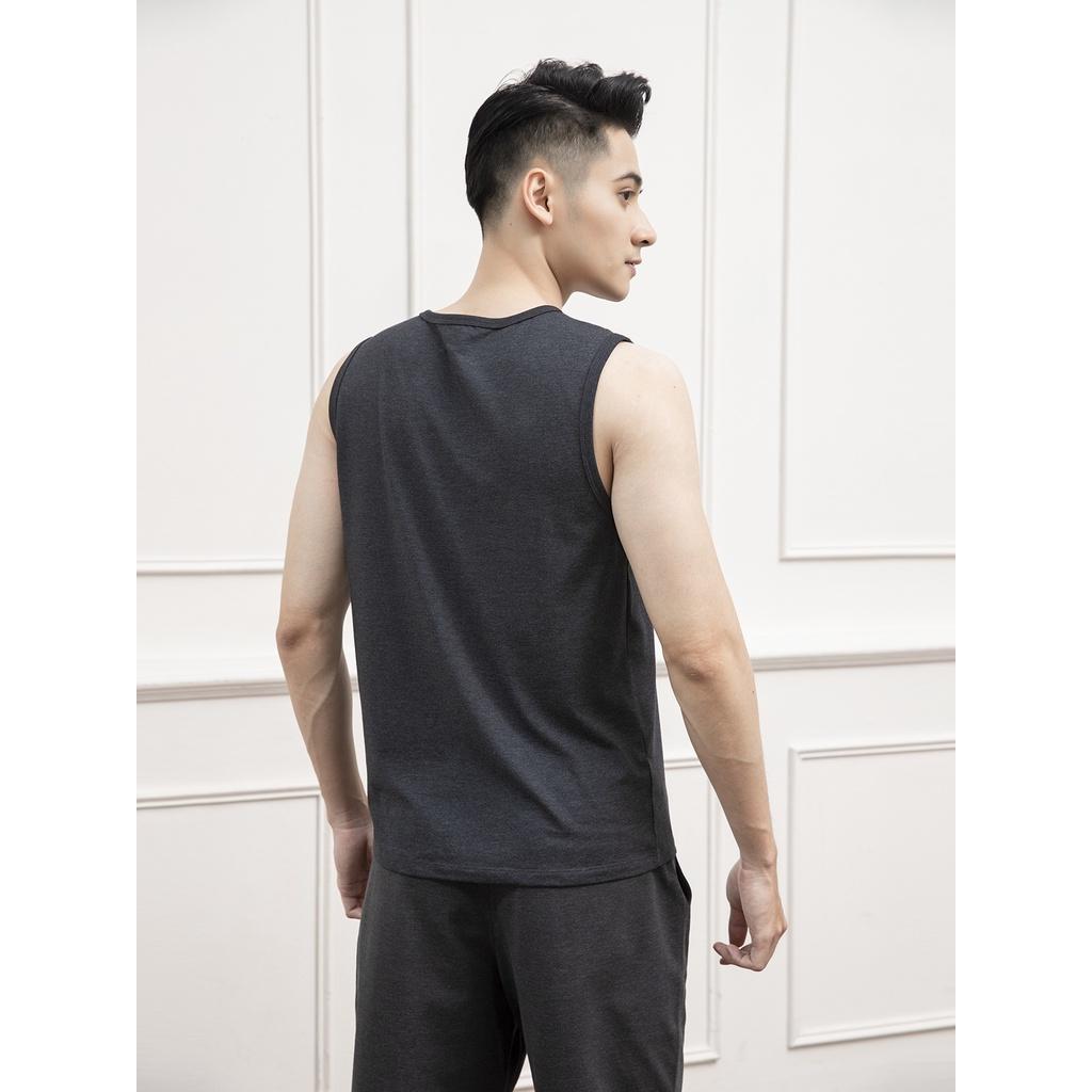 Áo Ba Lỗ TANK-TOP NAM ATT009S1 Vải Lạnh Mịn Mát, Không Nhăn Nhàu, Không Bai, Regular