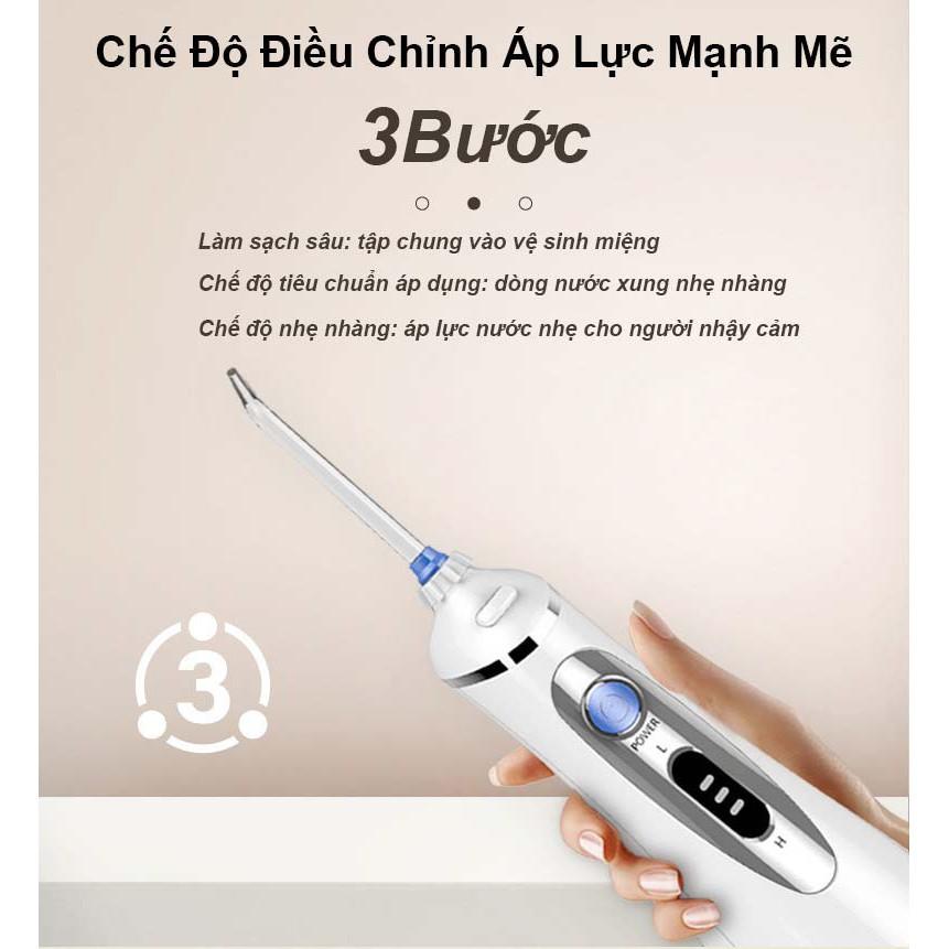 Máy Tăm Nước Cầm Tay Làm Sạch Răng Và Khoang Miệng V400 Plus