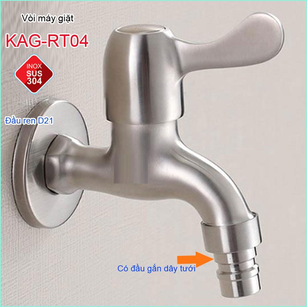 Vòi xả gắn tường, vòi nước máy giặt KAG-RT04
