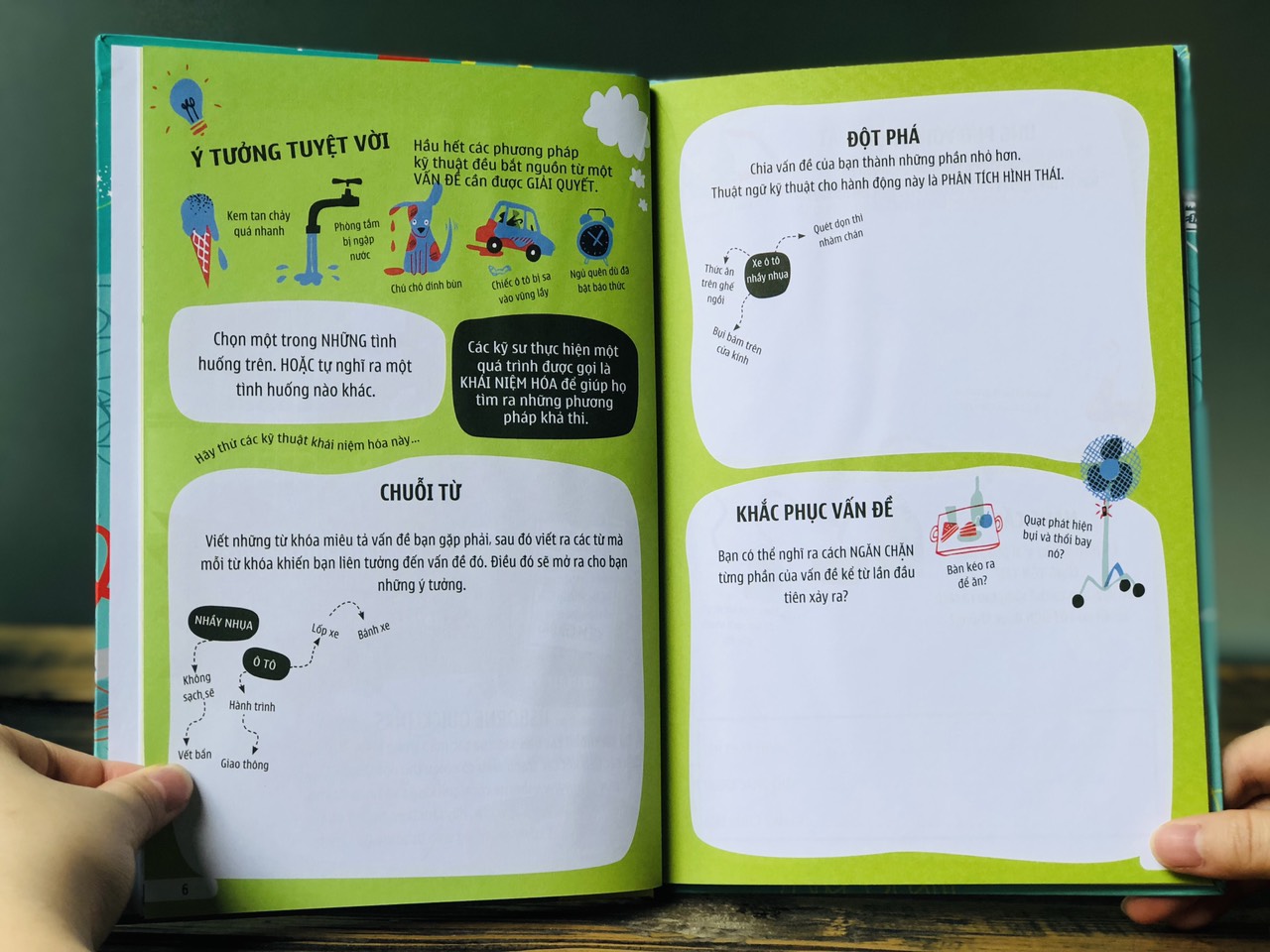 Sách khởi điểm của tư duy kỹ thuật usborne stem - bìa cứng, in màu