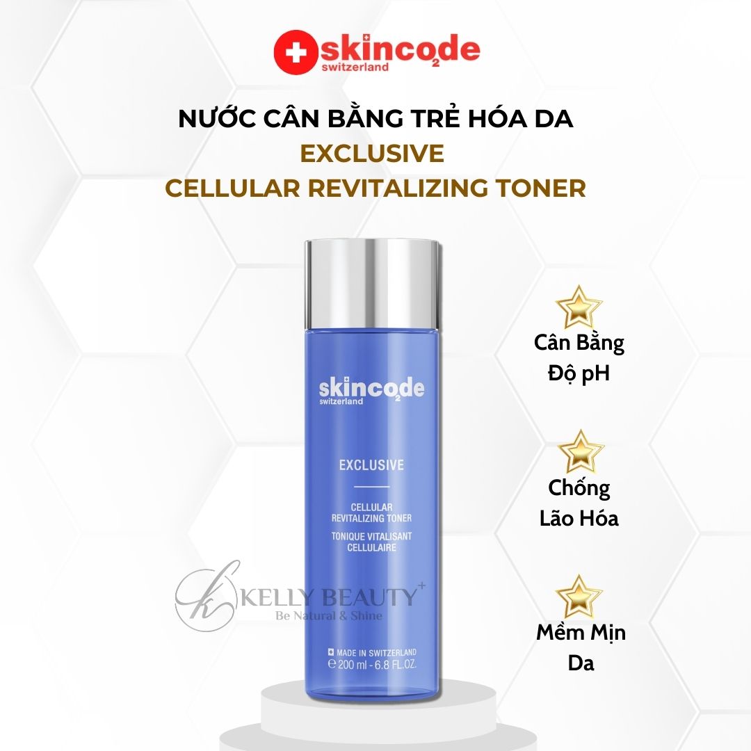 Nước Cân Bằng Trẻ Hóa Da Skincode Exclusive Cellular Revitalizing Toner | Kelly Beauty