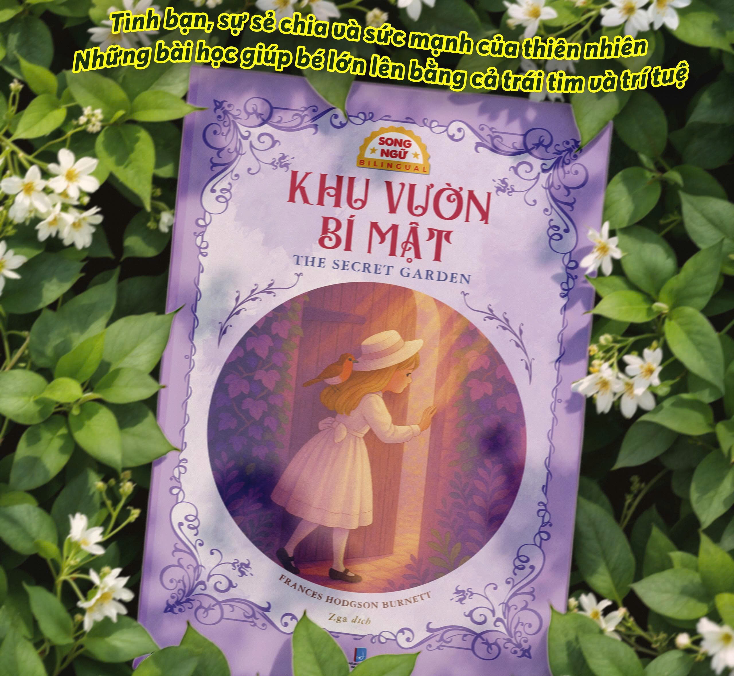 (Sách song ngữ kèm file audio Tiếng Anh) KHU VƯỜN BÍ MẬT – Frances Hodgson Burnett – Zga dịch – HG Books