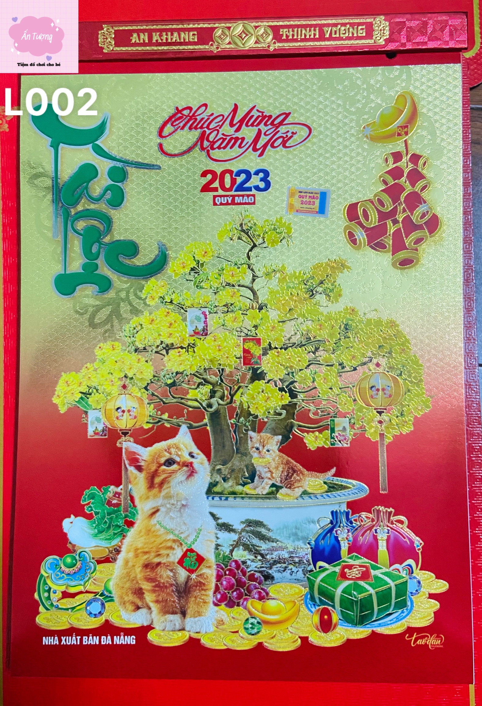 Bộ lịch Giáp Thìn 2024 - Lịch Bloc Siêu Đại - chủ đề " Bon Sai Phong Thuỷ" - L002