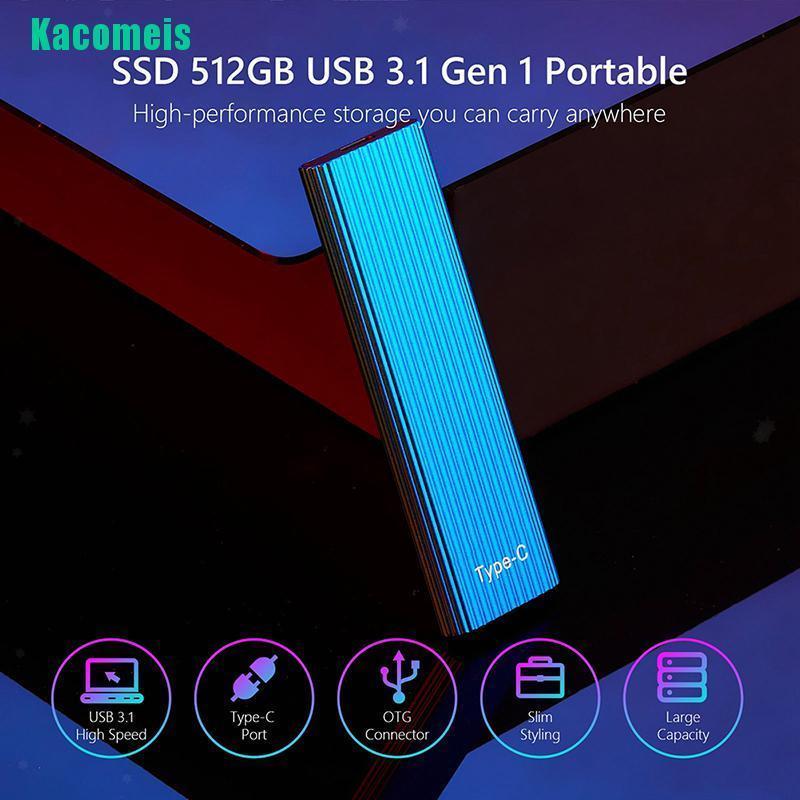 Ổ Cứng SSD Mini 1TB 2TB 4TB 8TB USB 3.1 Type C