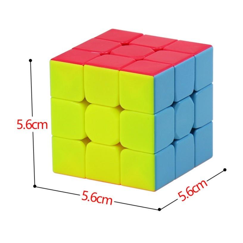 Rubik 3x3 Giúp Thông Minh Hơn - Xoay Mượt , Lõi Cứng Cáp, Bền  - Rubic 3 Tầng vỉ có kèm rubik trái tim