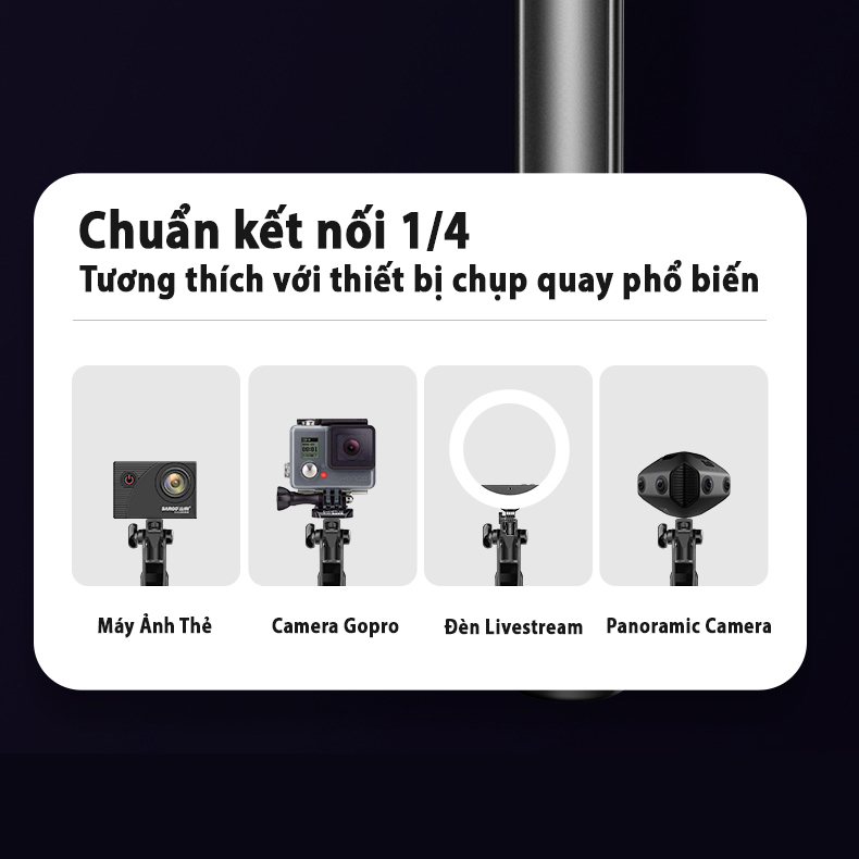 Gậy Chụp Hình HighTechGate MP18 Có Tay Cầm Quay Video 360º Ổn Định Cân Bằng, Phiên Bản Kim Loại Cứng Cáp Bền Bỉ, Điều Khiển Bluetooth Từ Xa Cho App Tiktok Thế Hệ Mới Có Thể Sạc Lại, Tích Hợp 2 Đèn Trợ Sáng Đa Màu Sắc, Hàng Chính Hãng