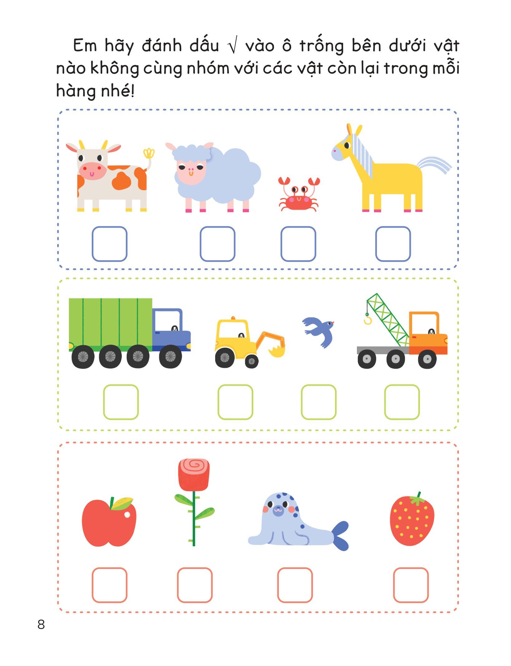 30++ Hoạt Động Rèn Luyện Kỹ Năng Tư Duy Cho Trẻ - Ghép Cặp