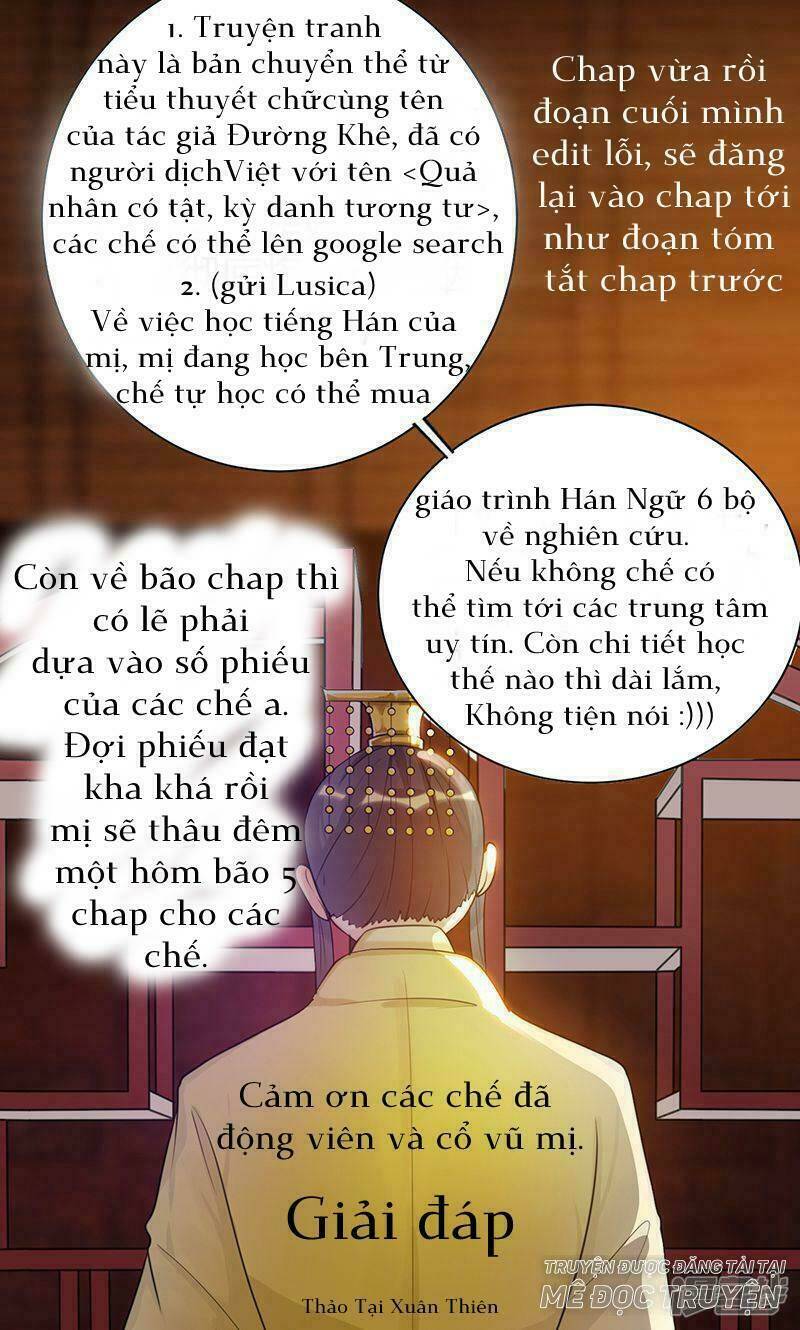 quả nhân có bệnh tên là tương tư chapter 8 1