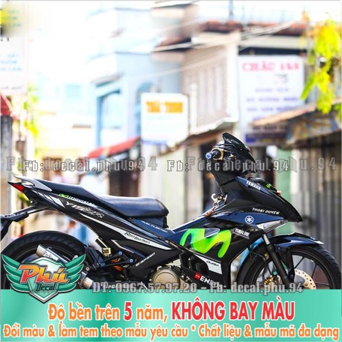Tem rời EX 150 Movistar Xanh xe đen