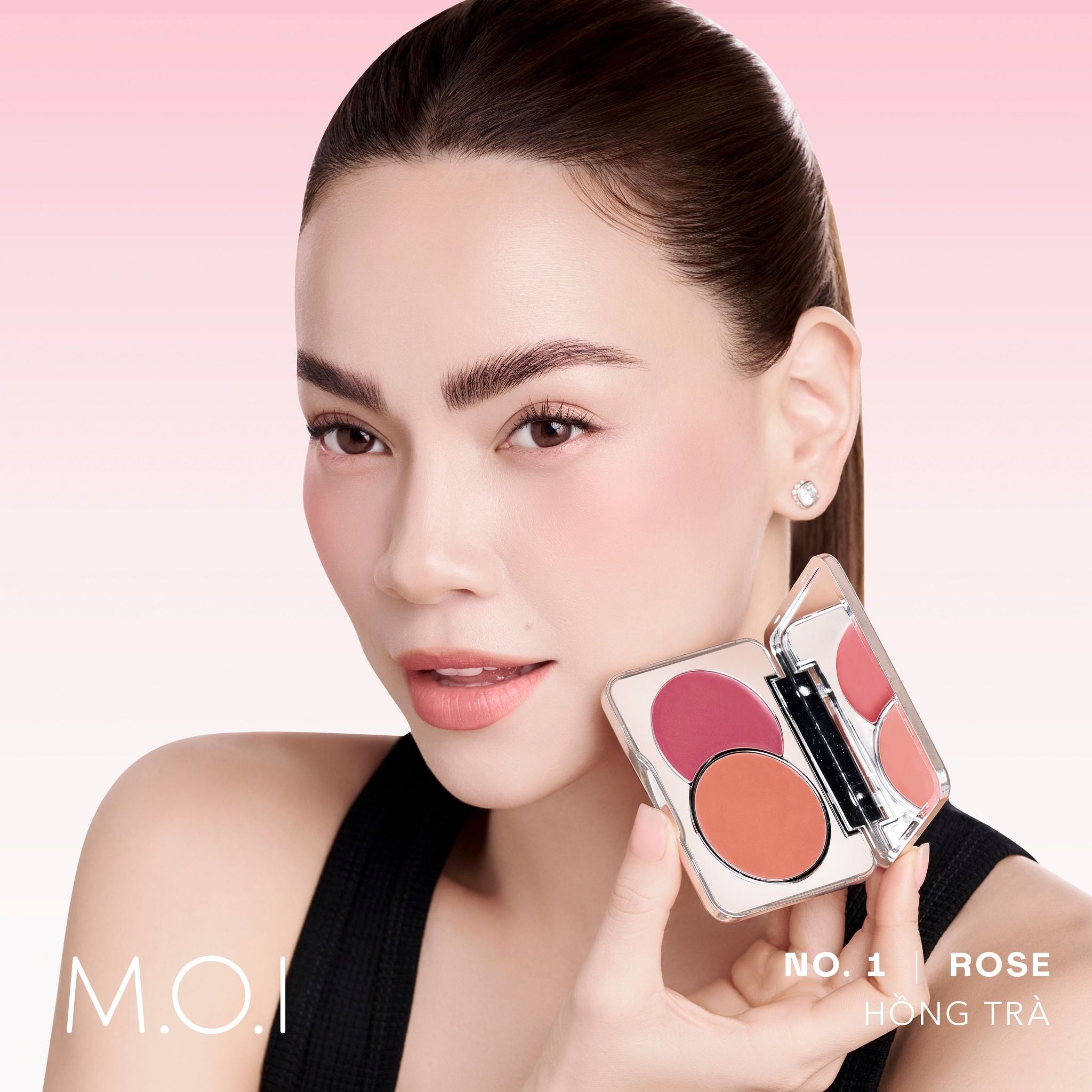 Má Hồng Kem 2 Màu M.O.I Dual Cream Blusher 2024 Hồ Ngọc Hà (Chính Hãng)