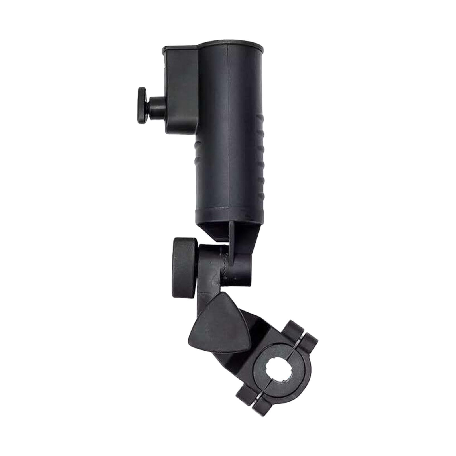 Golf Cart Umbrella Holder Clamp Mount, Umbrella Clip Mounting Durable Practical Easy to Install Golf Umbrella Holder Stand Clamp for Practice