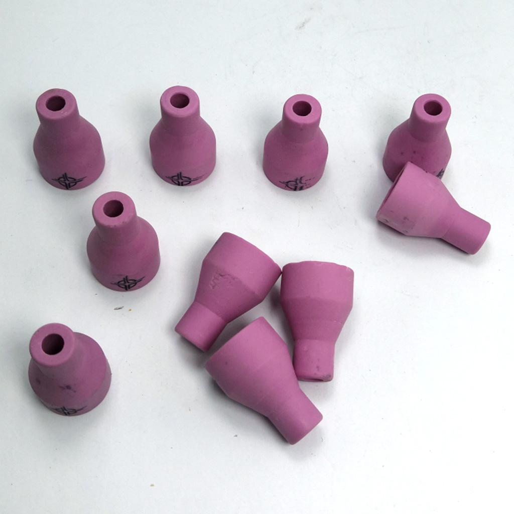 TIG Welding Torch Consumables Collet Body Ceramic Nozzle Pink