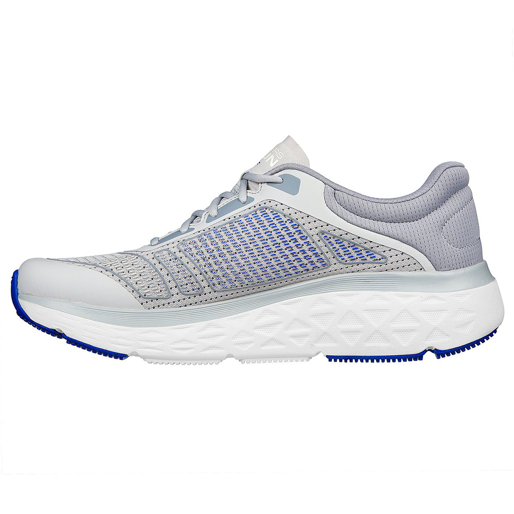 Skechers Nam Giày Thể Thao Chạy Bộ Tập Gym, Thường Ngày, Đi Học, Đi Làm Max Cushioning Delta Spectral Running Air-Cooled Goga Mat Anti-Slip, Goodyear Rubber, Goodyear Anti-Slip, Max Cushioning, Ortholite, Ultra Go - 220357-GYBL