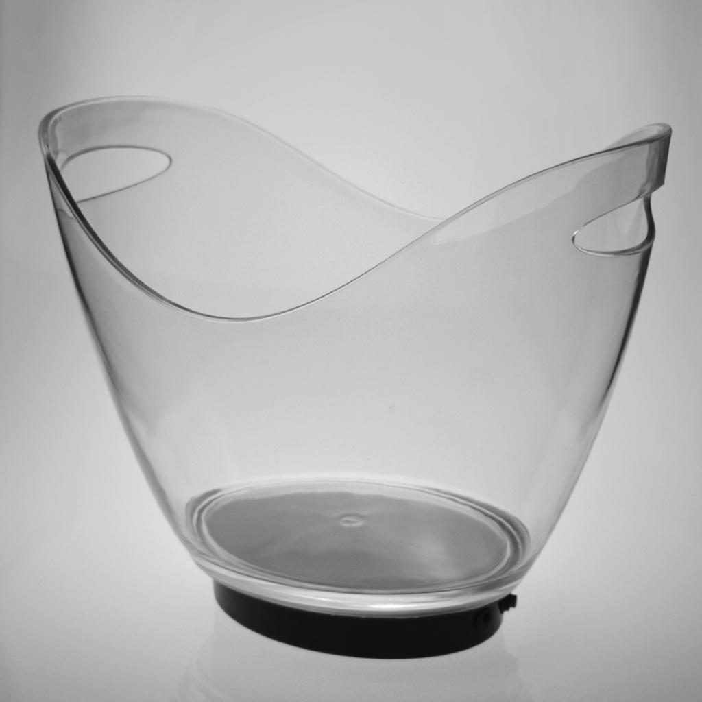 4L LED Ice Cooler Bucket Party Bar Champagne Beer Wine Drinks Box USB Charging 6 Colors