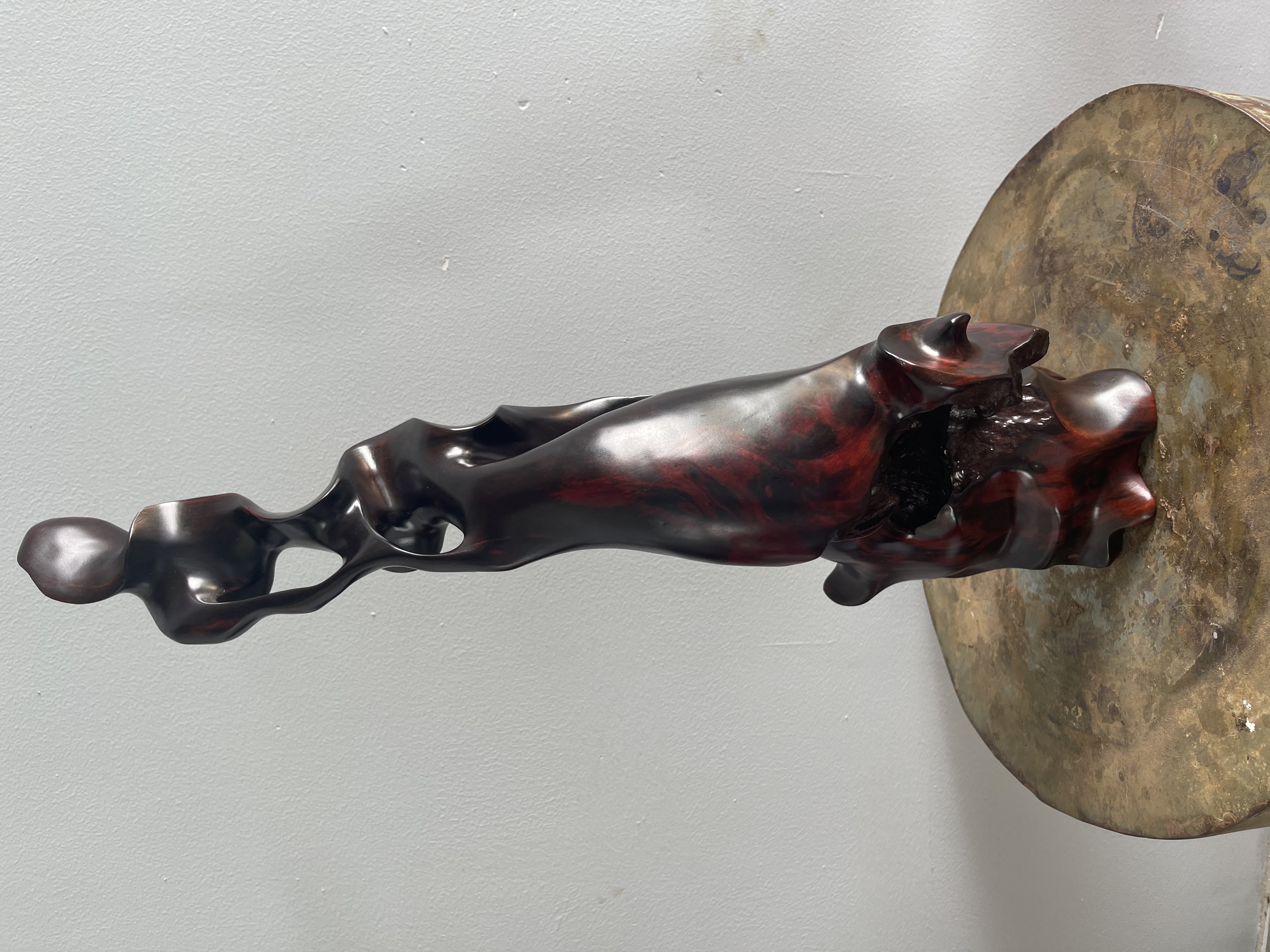 Bình phay gỗ trắc đỏ đen