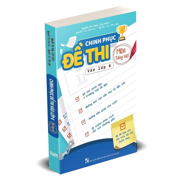 Sách Combo Chinh Phục Đề Thi Vào Lớp 6: Toán, Tiếng Việt, Tiếng Anh ( 3 Cuốn) - BẢN QUYỀN