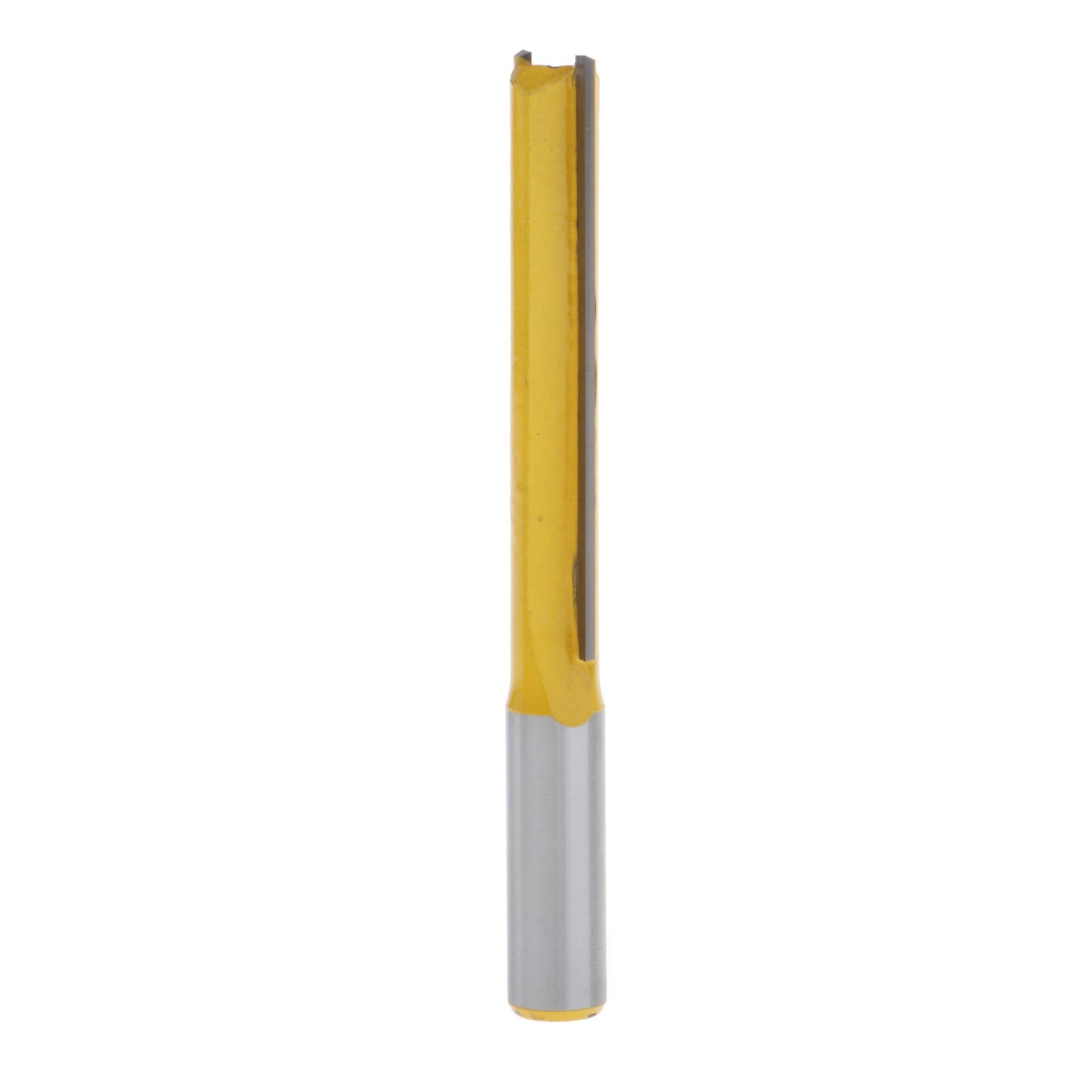 1/2" Diameter X 3" Height Straight Router Bit - 1/2" Shank Woodwork Tool