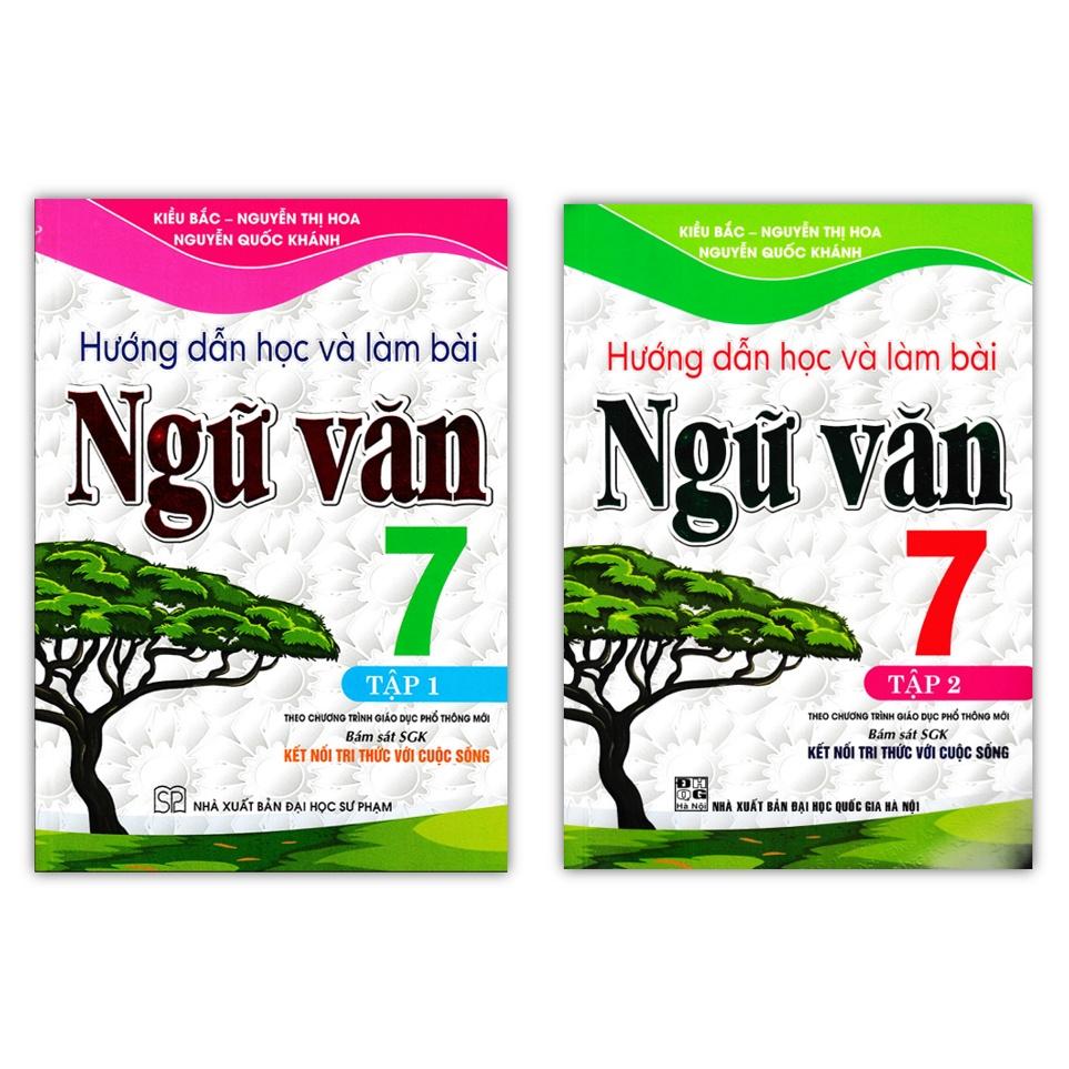 Sách - Combo Hướng Dẫn Học Và Làm Bài Ngữ Văn 7 - Tập 1 + 2