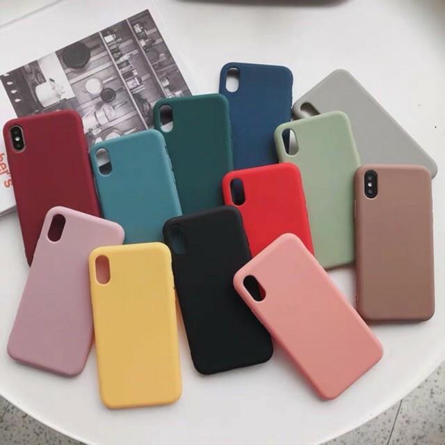 Ốp lưng silicon dẻo màu - Ốp lưng dẻo chống bẩn dành cho iphone