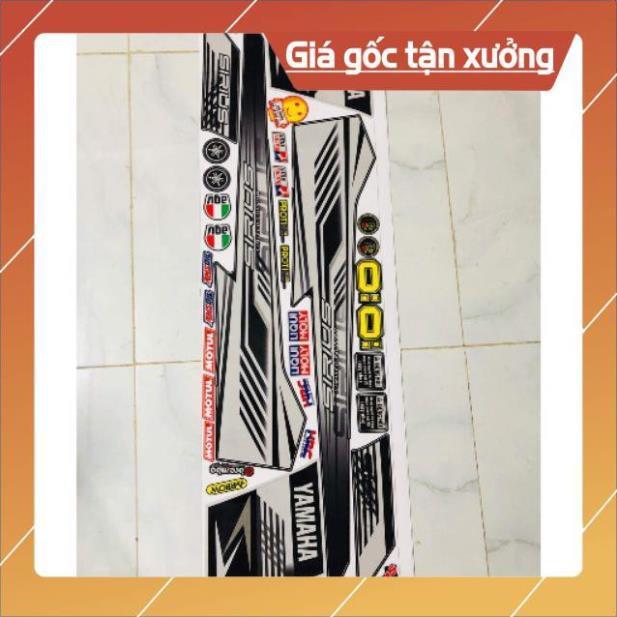 Tem rời sirius đen bạc 3 lớp ko bay màu