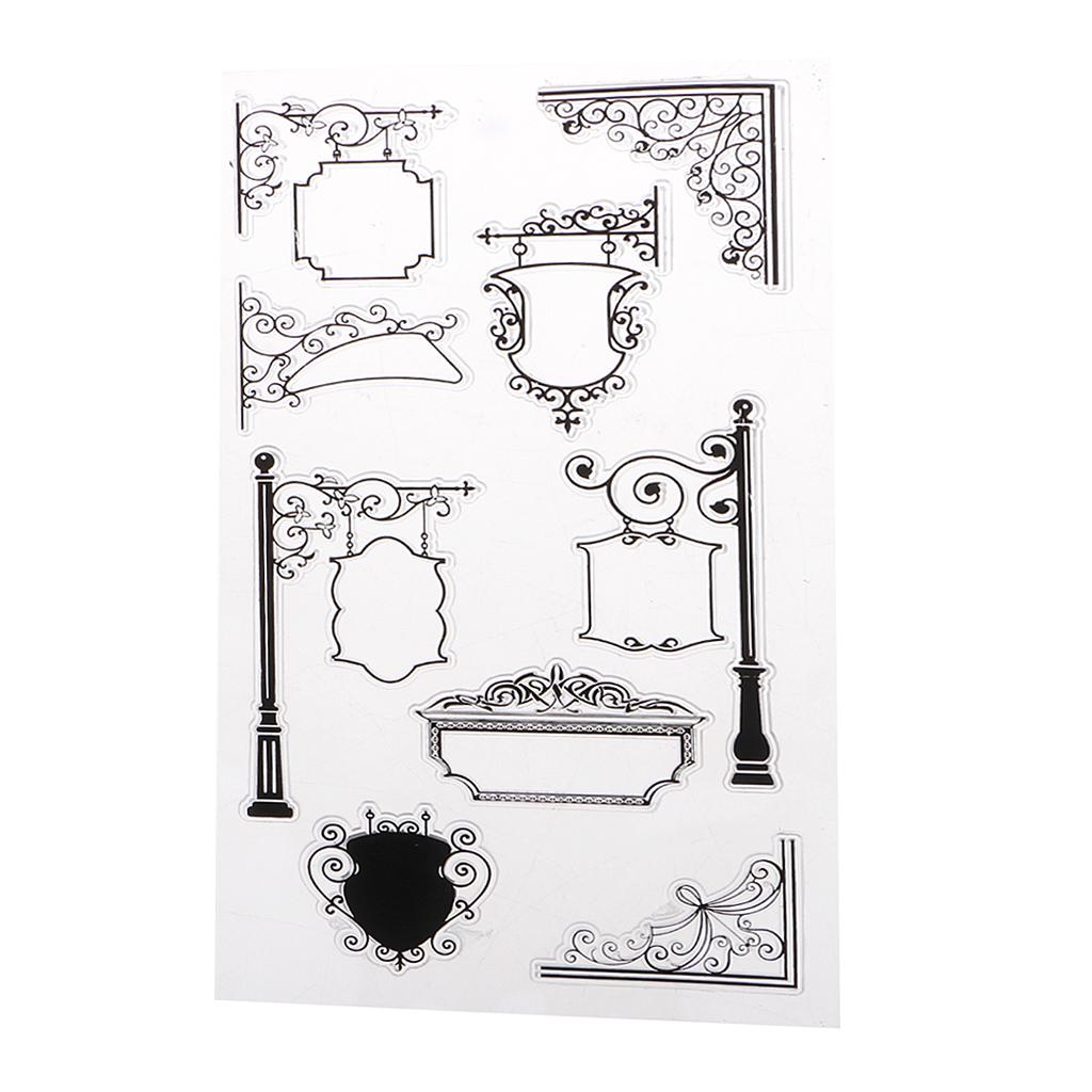 Multi-pattern Themes Transparent Silicone Stamp Seal Clear Stamp for Scrapbooking DIY Photo Album Diary Book Decorative Ink Stamp