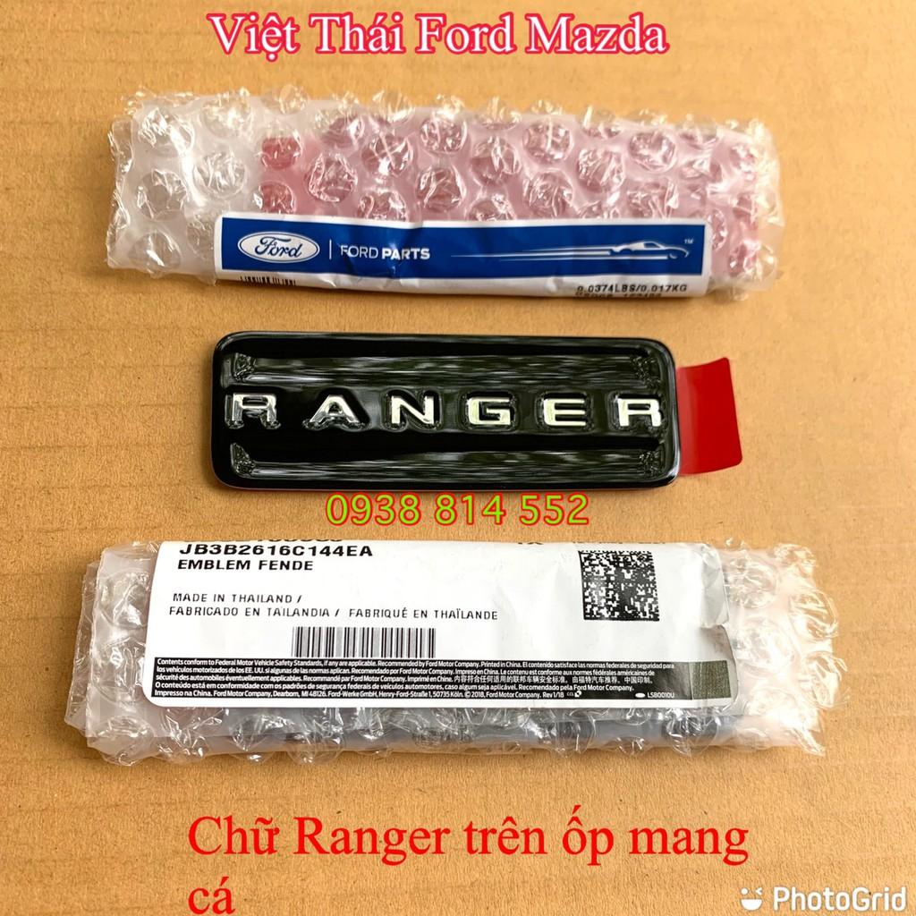 CHỮ TEM RANGER DÁN TRÊN ỐP MANG CÁ TAI XE RANGER