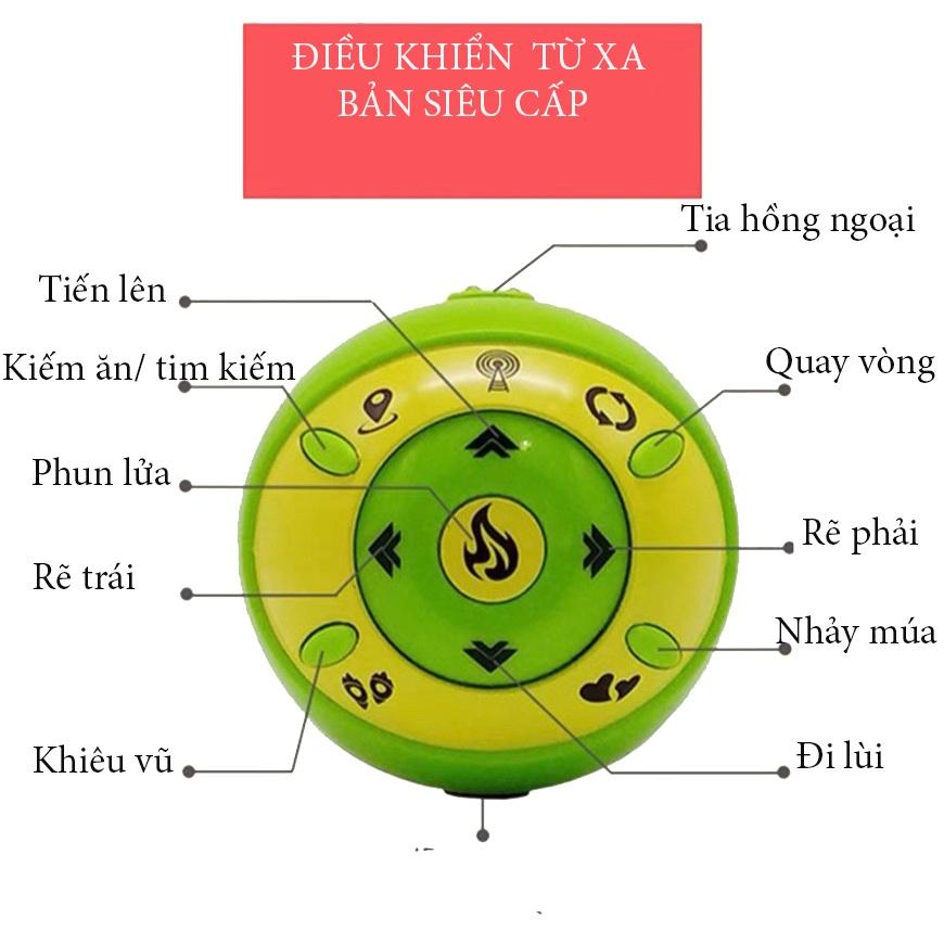 Mô hình khủng long bạo chúa Mitolo Khủng Long Phun Nước Lửa Điện Có Âm Thanh Ánh Sáng Sống Động  908A