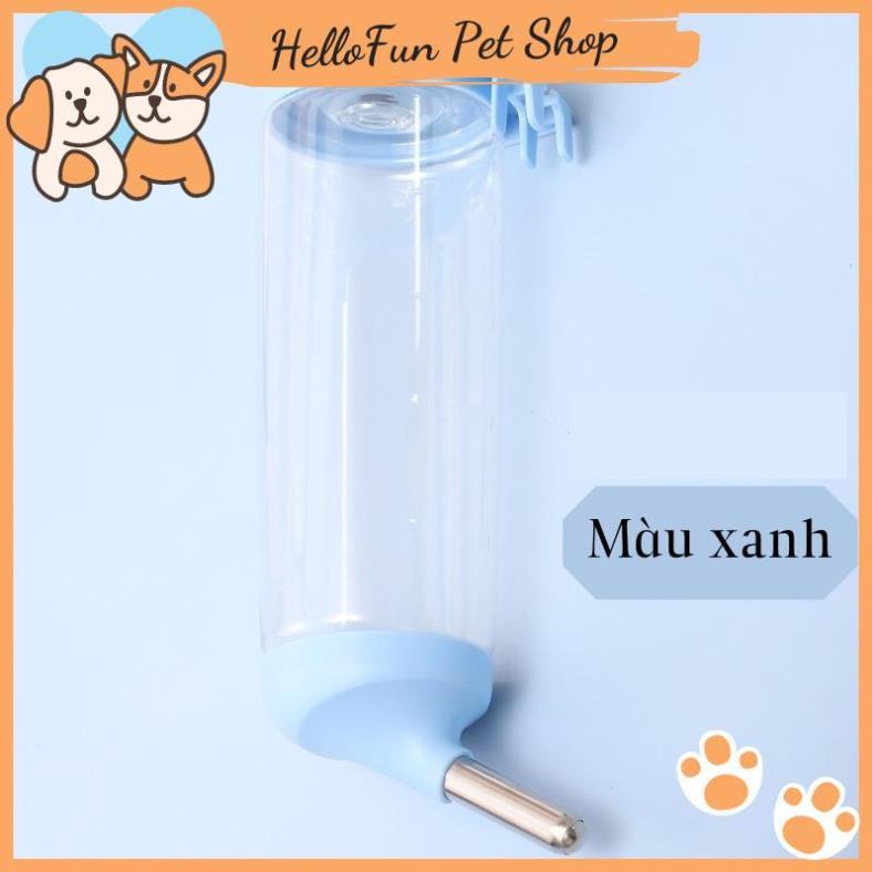 Bình nước tự động gắn chuồng cho thú cưng 500ml (Bình nước gắn chuồng cho chó mèo)