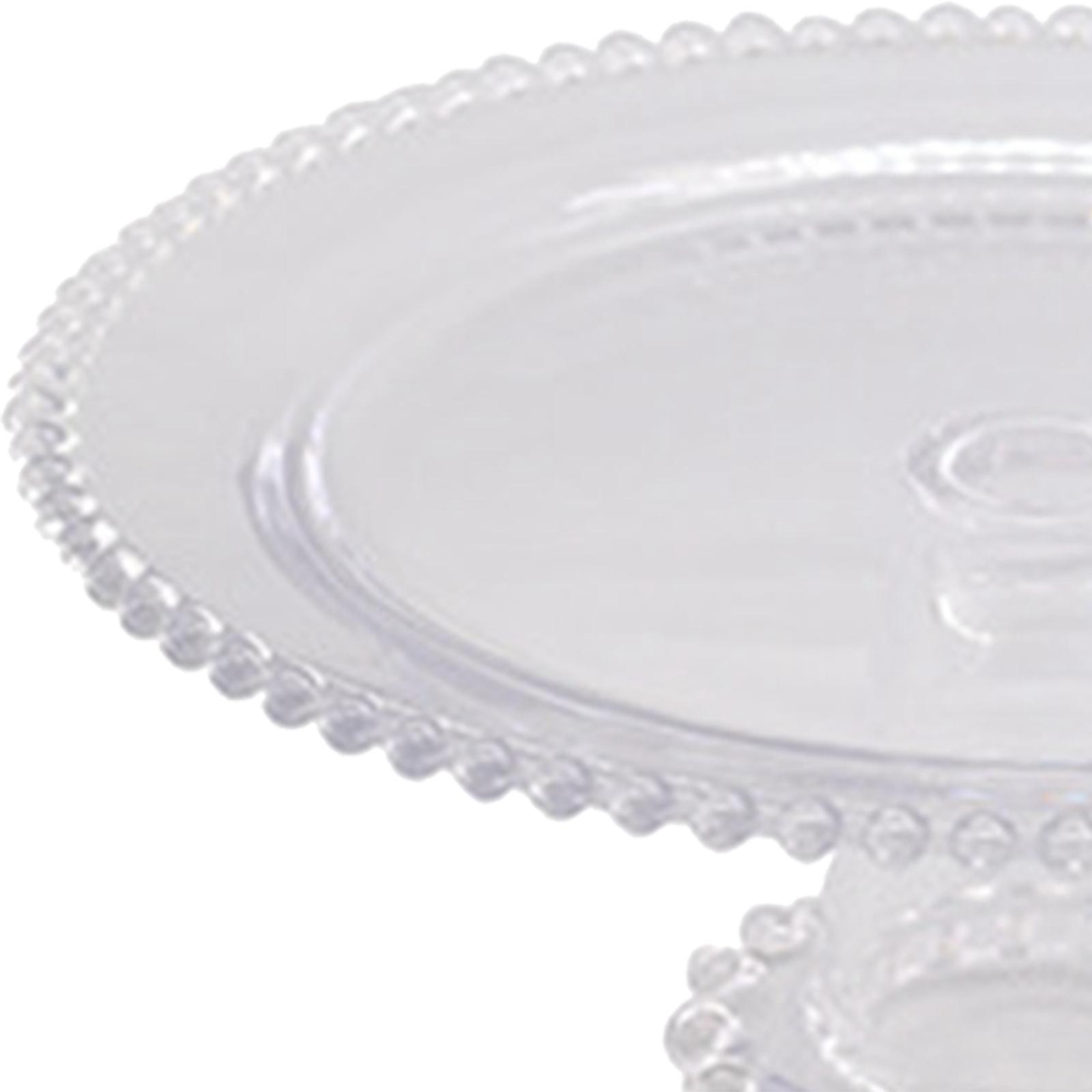 Transparent Cake Stand 12inch Round Cake Plate for Event Countertop Supplies